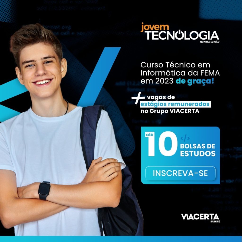 VAGAS NO PROGRAMA JOVEM TECNOLOGIA